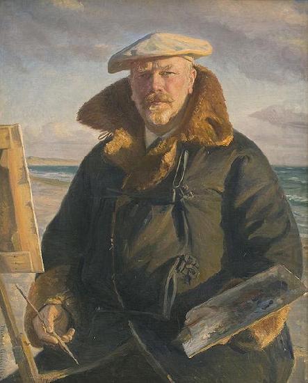 Michael Ancher Self portrait china oil painting image